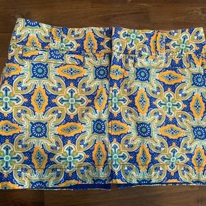 Moroccan Patterned Mini Skirt